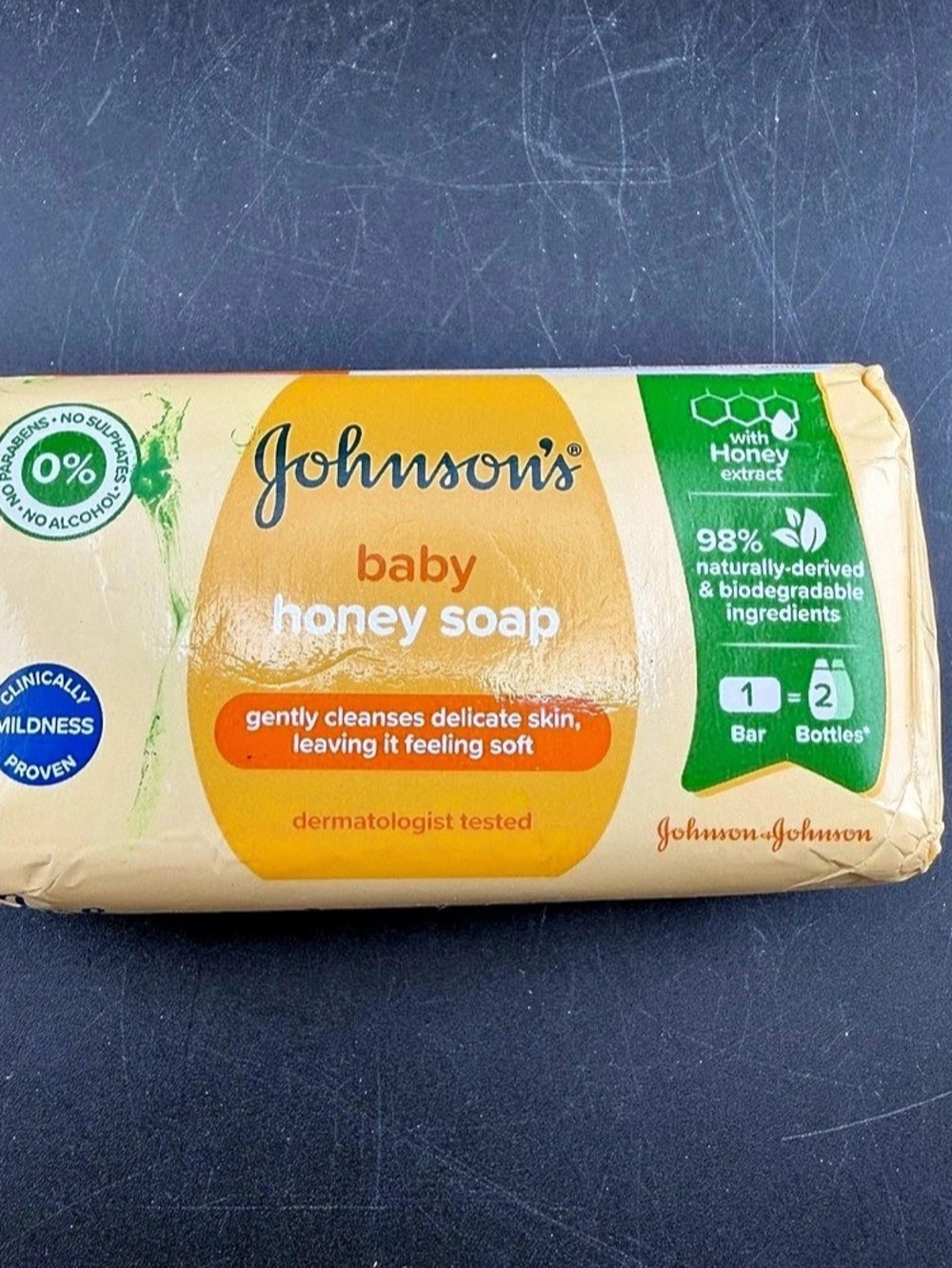 Johnson's Baby Honey Soap 90g Bar